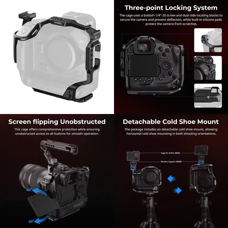 Camera Cage Baseplate - 【CHIMU HOME】Cage de protection complète détachable