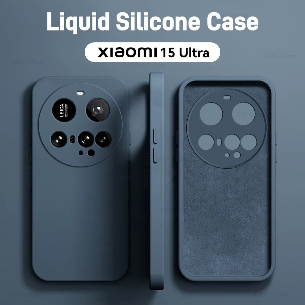 Photography Xiaomi 15 Ultra - Coque de téléphone en silicone liquide