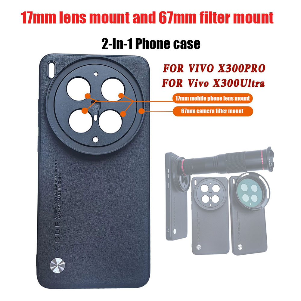 Photography Kit Vivo X300 Pro - Support d'objectif 17 mm et support