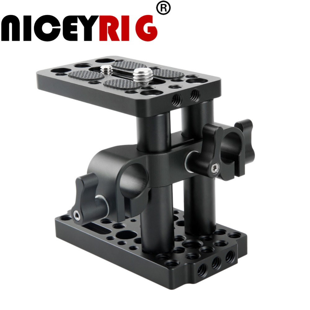 Camera Cage Baseplate - NICEYRIG-Plaque de dégagement rapide pour appareil