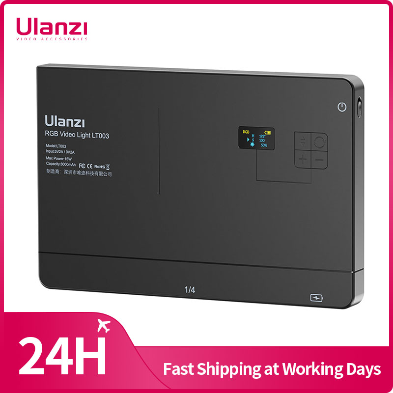 Video Led Light Panel - Ulanzi LT003 15W RGB lumière vidéo