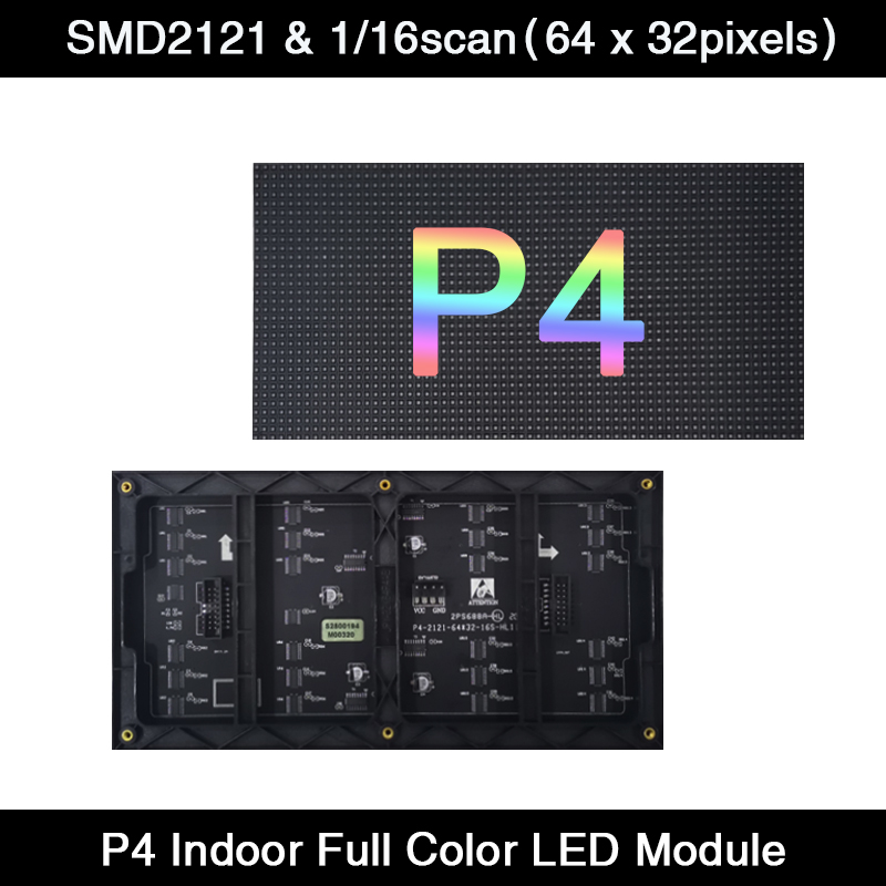 Video Led Light Panel - AiminRui haute résolution P4 intérieur 1/16