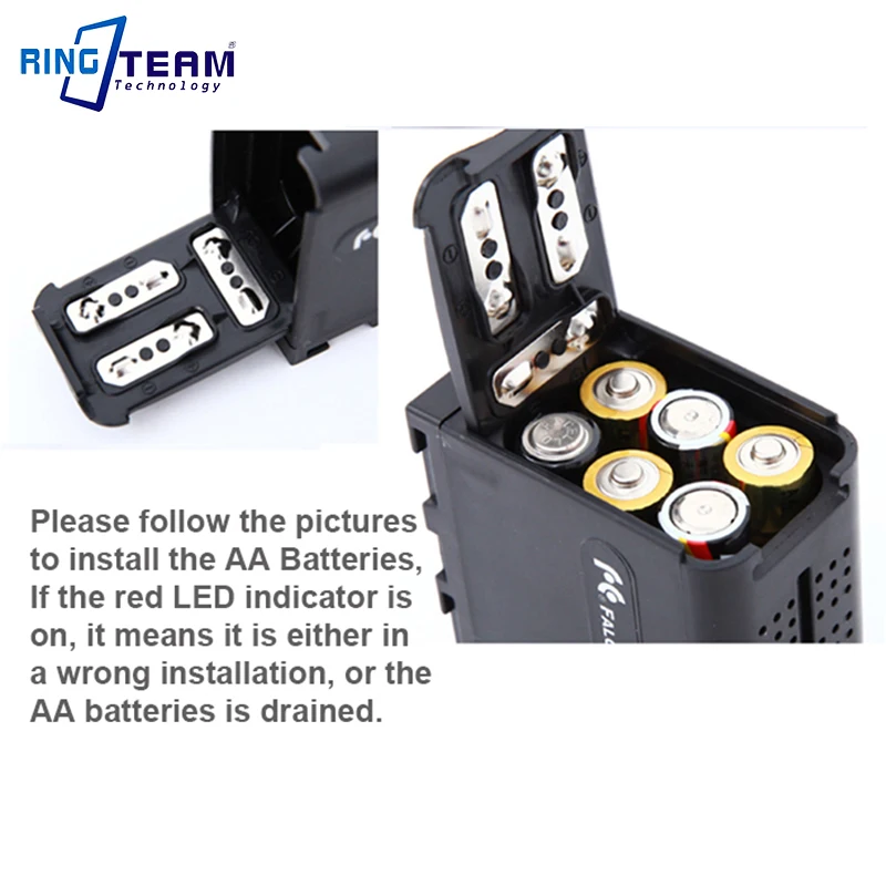 Boîtier de batterie BB-6 BB6 p - Video Led Light Panel avis et prix