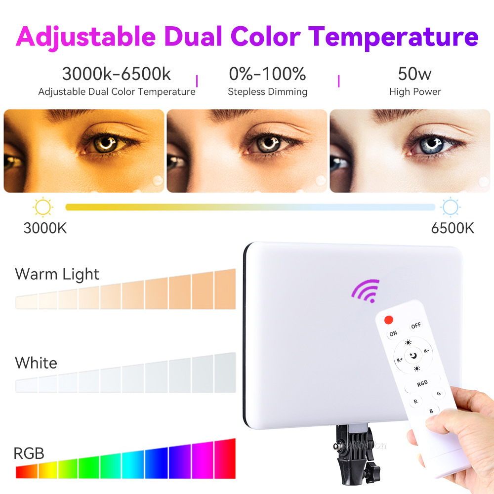 RGB 14 ''LED lumière vidéo tél - Video Led Light Panel avis et prix