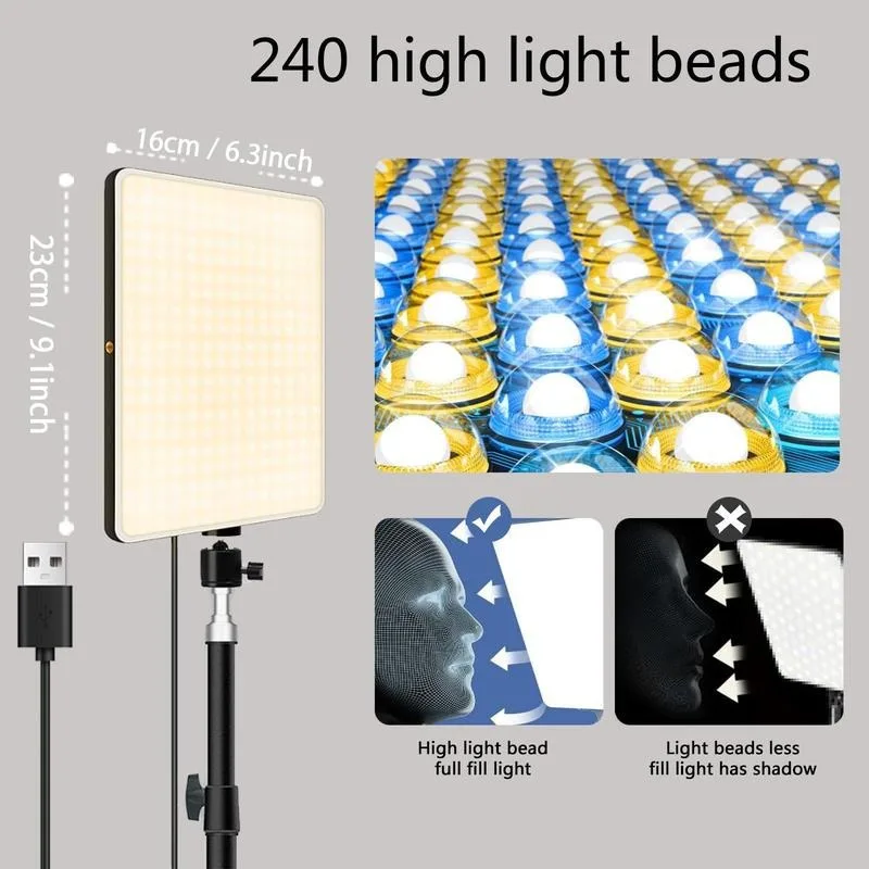 Lampe vidéo LED pour studio ph - Video Led Light Panel avis et prix