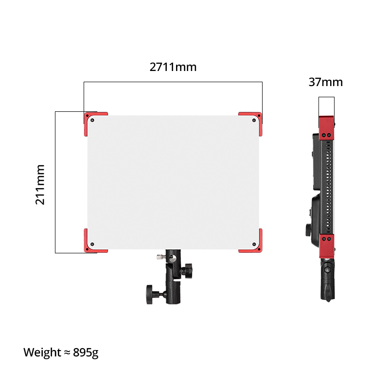 AMBITFUL LEDP60C panneau lumin - Video Led Light Panel avis et prix