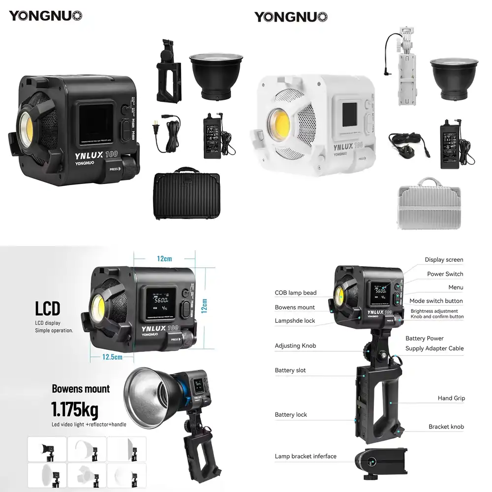 YONGNUO YNLUX100 100W 3200K-56 - Photography Studio avis et prix