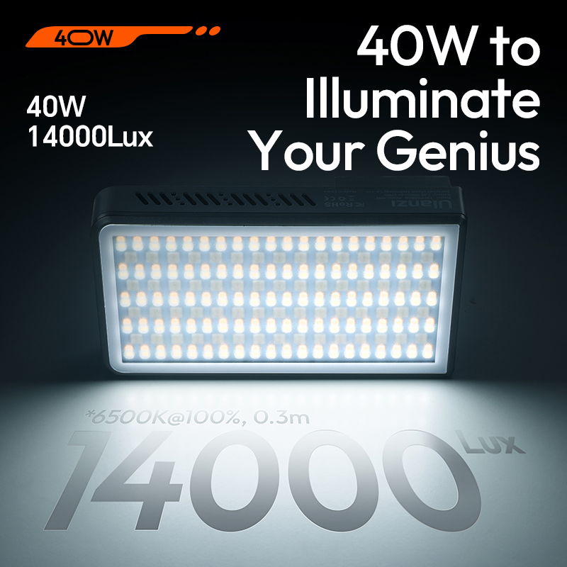 Ulanzi P40 Bi |   P40 RGB 40W  - Video Led Light Panel avis et prix
