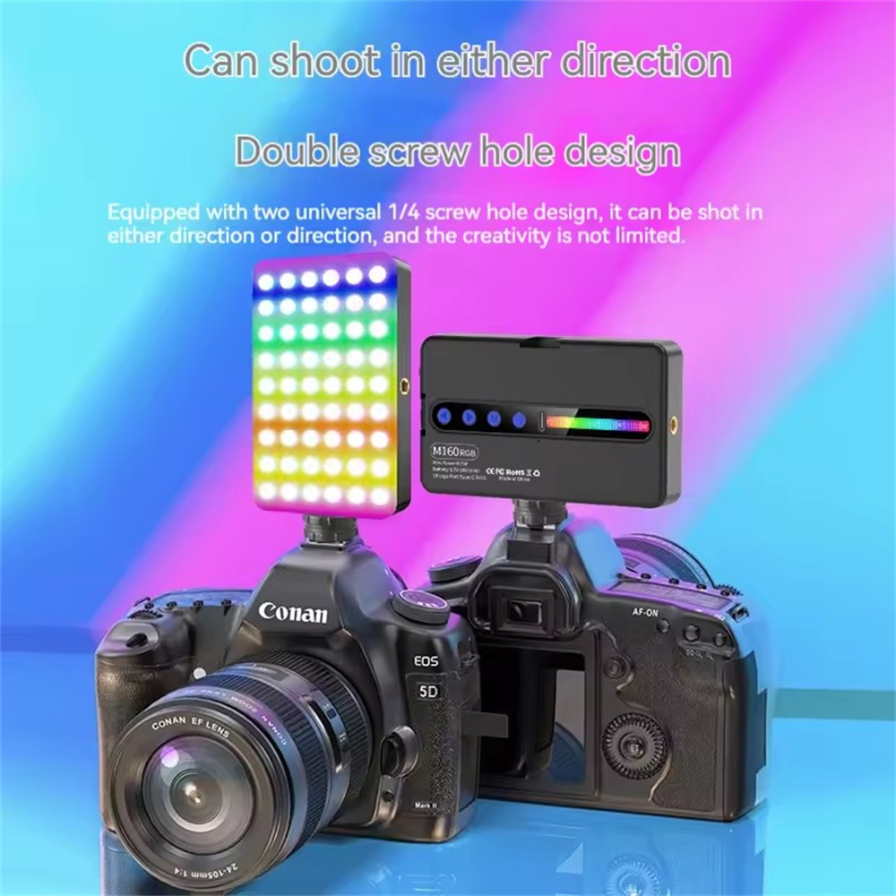 Lumière de caméra LED RGB, Kit - Video Led Light Panel avis et prix