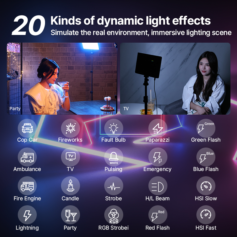 Ulanzi LT003 15W RGB lumière v - Video Led Light Panel avis et prix