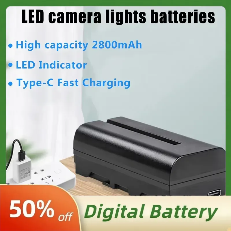 Batterie NP-F550C NP-F550 F570 - Video Led Light Panel avis et prix