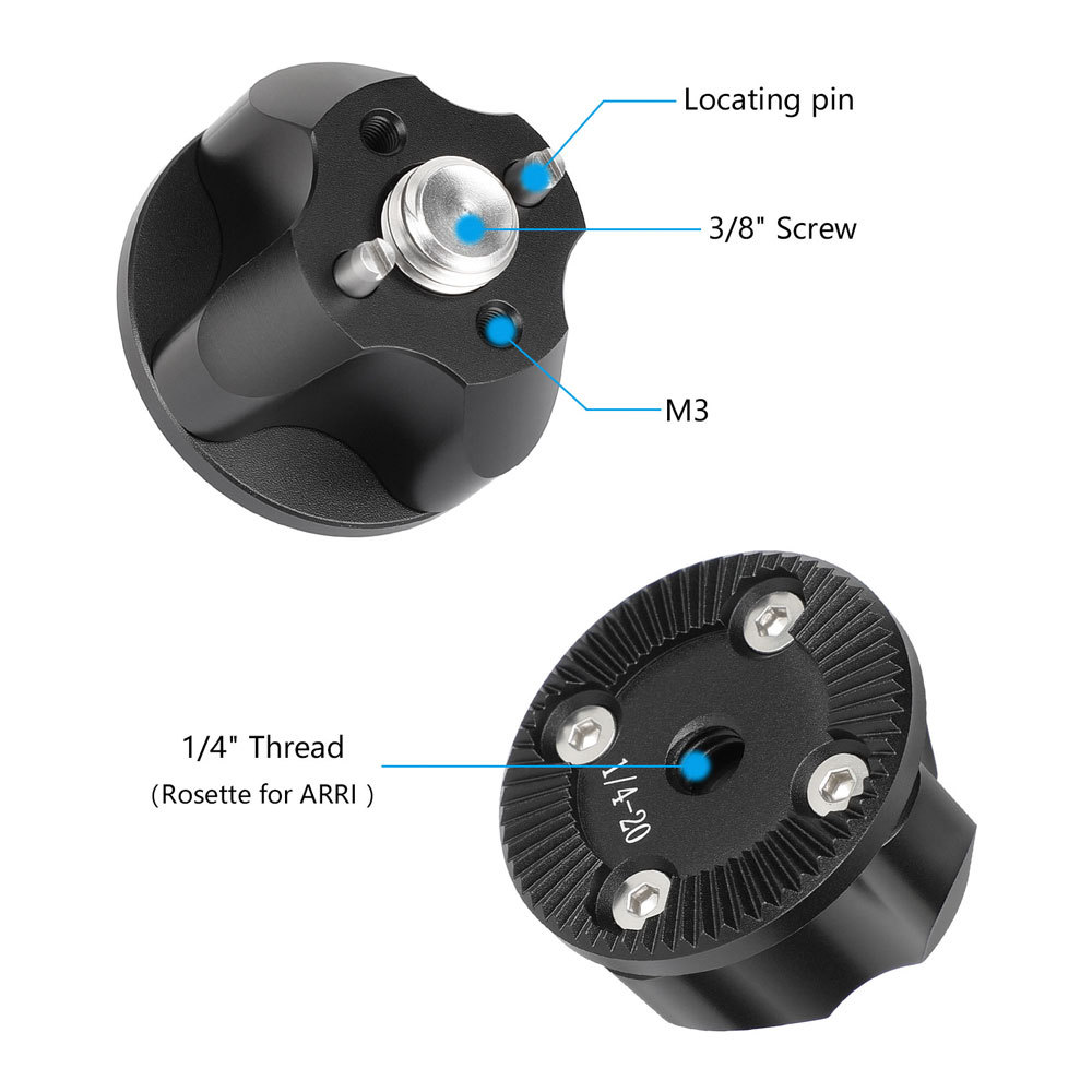 Adaptateur de montage Rosette  - Camera Cage Baseplate avis et prix